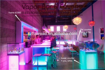 customized electronic cigarette retail showroom display furniture