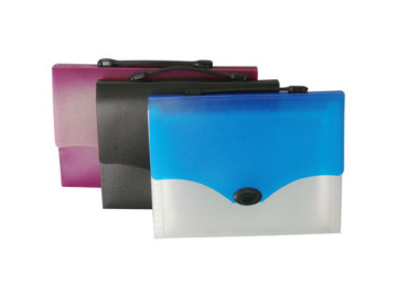 Contrast-Collar Expanding Wallets- 13 Pockets (E1510)