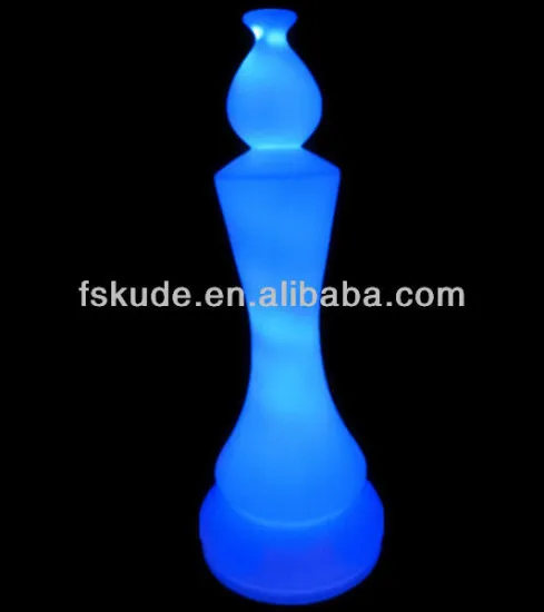 outdoor lamp parts, Plastic LED Landscape Lamp, plastic glowing floor lamp