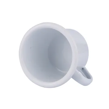 Classical Enamel Metal Mug/Cup with Painted Rim