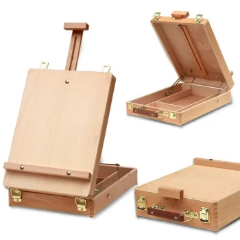 Portable Folding Durable French Easel Wooden Sketch Box