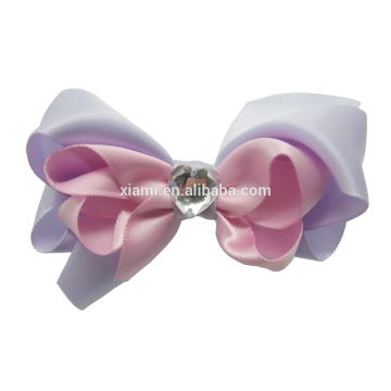 fashional two color pretty bowknot set drill ribbon rose flowers artificial