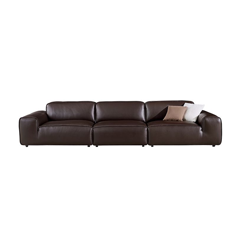 Dacale Leather Sofa - Side Detail