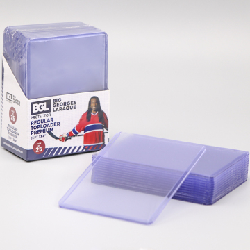 Plastic 3" X 4" 35pt Toploader 25ct Box Packing Top Loaders Holder For Sports Trading Game Storage PSA Pokemon Toploader Binder