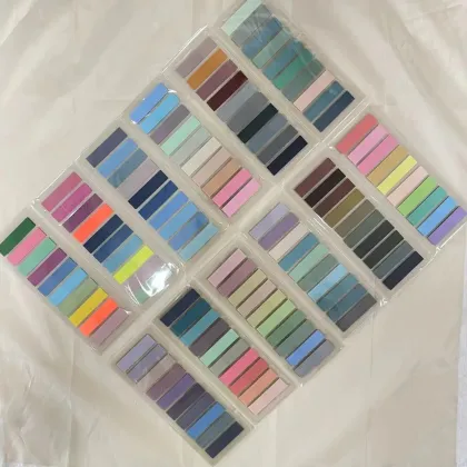 12 Packs Self-Adhesive Transparent Sticky Notes Notebook - Stationery Supplies for Back to School