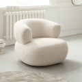 Καναπές σχήματος U Μικρή λευκή καρέκλα