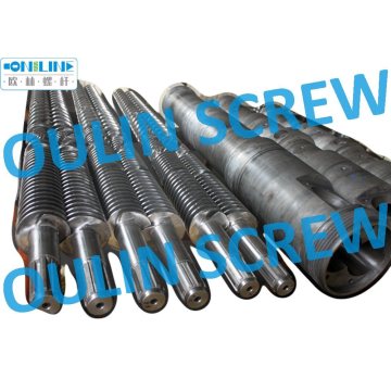 80/156 Double Conical Screw and Barrel for PVC Extrusion