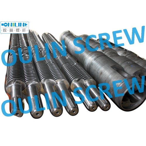 80/156 Double Conical Screw and Barrel for PVC Extrusion