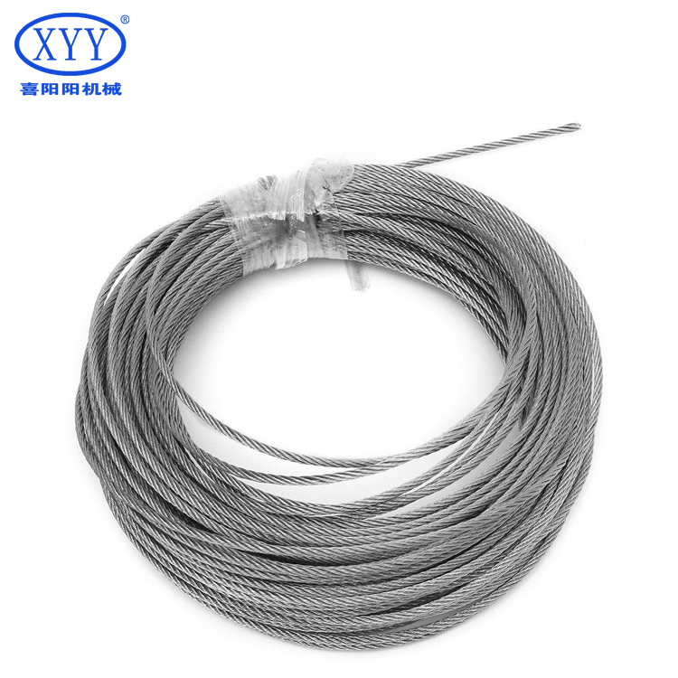 304 Stainless Steel Bright Single Wire Rope 0.6mm Diameter 1/4 100ft 30M/1181.1 Models 4mm and 316L Grade Welding Service