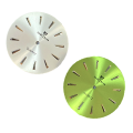 Green Dial For Watch With Sunray Texture