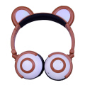 Cuffie con auricolari wireless per auricolari Panda incandescente