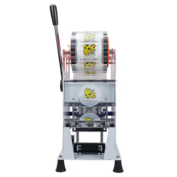 Manual Plastic Cup Sealer for Bubble Tea: 90/95mm Hand Operated Paper Cup Sealing Machine