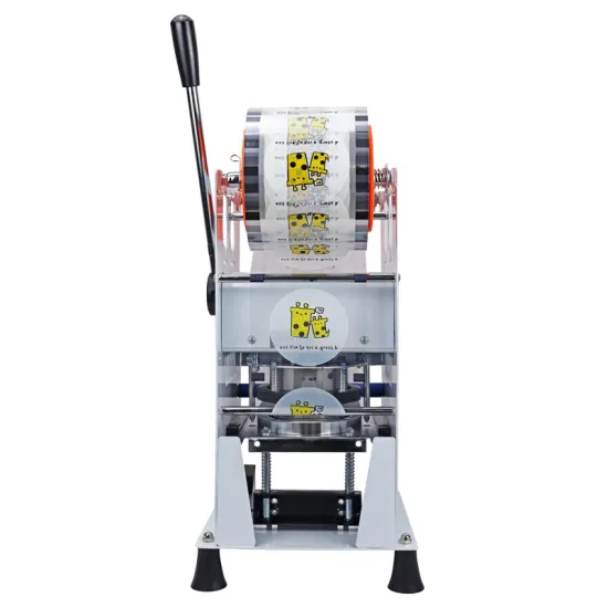 Manual Plastic Cup Sealer for Bubble Tea: 90/95mm Hand Operated Paper Cup Sealing Machine