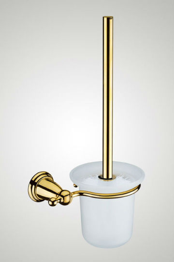 brass toilet brass holder,copper toilet brush holder,gold toilet brush holder