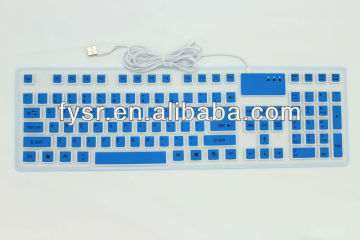 silicone full colour keyboard 106 keys