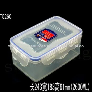 PP small plastic snapware airtight food storage container