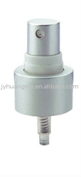 gloss silver aluminum sprayer pump
