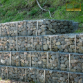 Caixa de gabion hexagonal de pedra revestida com revestimento galvanizado
