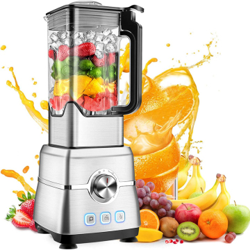 Professional 1.7L Digital Electric Blender - Compact Home Food Processor
