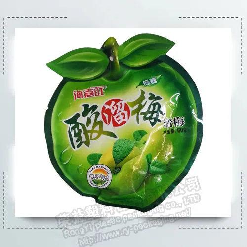 High Quality Colorful Fruit Shaped Packaging Pouch