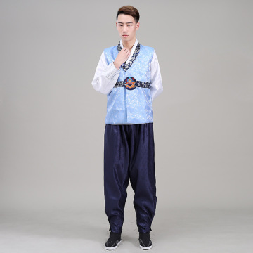 Men Korean Hanbok Male Korean Traditional Clothing Stage Dance Performance Costume Traditional Hanbok Asian Ancient Clothes