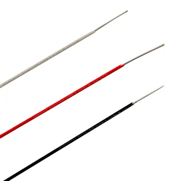 22AWG Single-Core Automobile Silver Plated Stranded PTFE Coated Copper Wire (MIL-W-16878/5)
