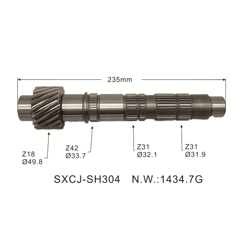 513MHA1701401 Albero di trasmissione di parti auto per Chery
