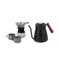 Pour over kettle with wooden handle