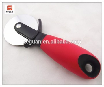 SK-417 new design popular high quality TPR handle stainless steel pizza cutter