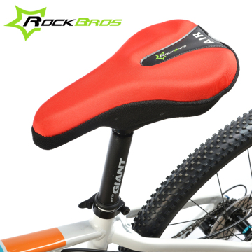 2017 RockBros Pro Reflect 3D Silicone Gel/Sponge Lycra Nylon Ventilate Soft Cushion Pad Bike Bicycle Cycling Seat Saddle Cover