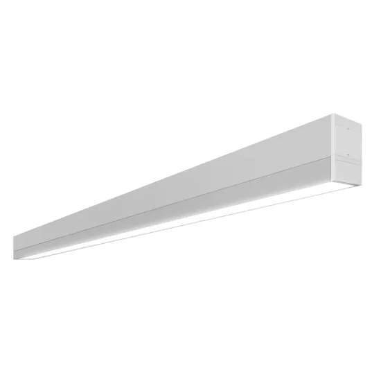 LED Track Black/White Office 20W Linear Pendant Light