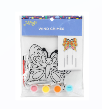 Sinos de vento com design de borboleta: explore uma bela decoração ao ar livre