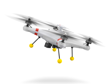 Drone di pesca con il controllore di volo DJI