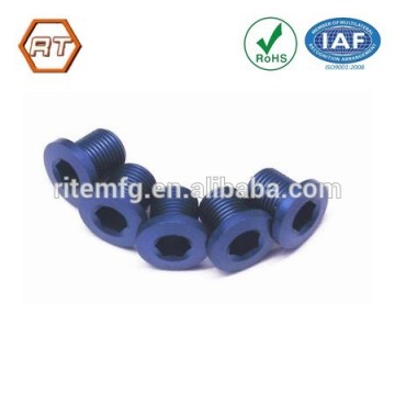 rite mfg custom screw with internal thread