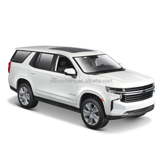 IN STOCK: 1:26 Scale 2021 Chevy Tahoe Static Car Model - Alloy Diecast Simulation SUV Toy
