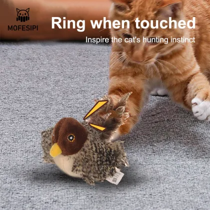 MOFESIPI Electronic Cat Toys: Interactive Toy Bird for Indoor Play