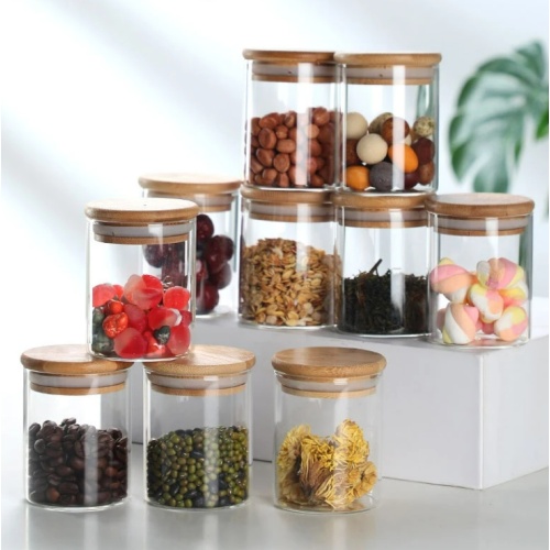 Airtight 12 Piece Borosilicate Glass Spice Storage Jars