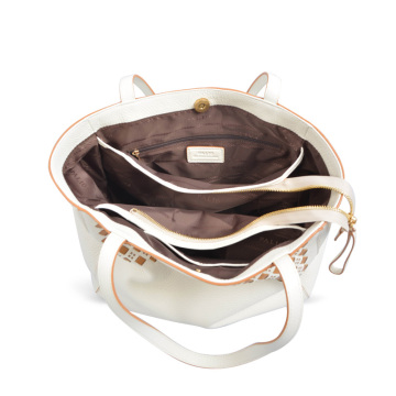 New Fashionable Italian Leather Handbag Shoulder Tote