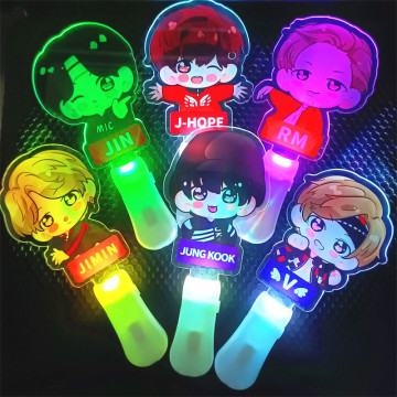 Hot Sale Custom Acrylic Kpop LED Light Sticks for Bangtan Boys Fans