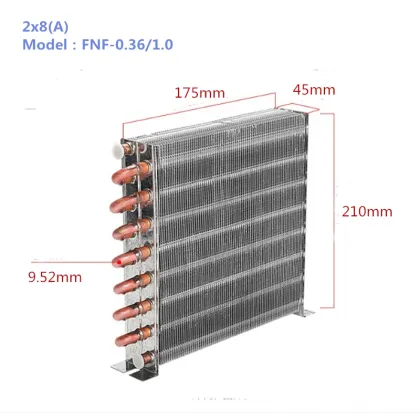 Small Air Cooled Refrigerator Freezer Evaporator Coil