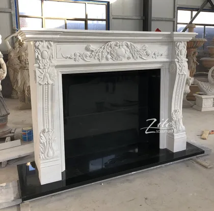 Customized Service louis fireplace marble