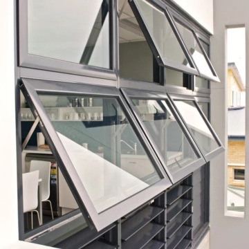 Large Black Aluminium Awning Windows Design in Australia