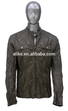 ALIKE pu jacket for men man city jacket