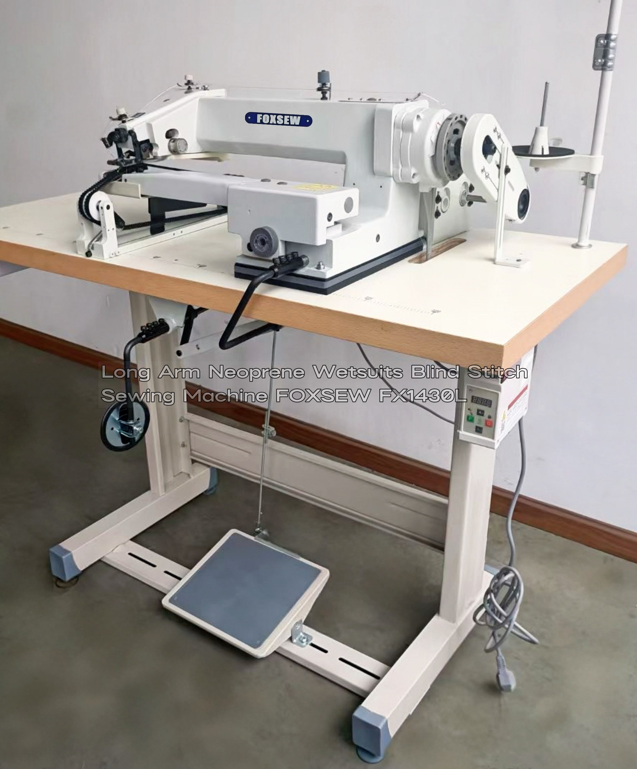 Long Arm Neoprene Blind Stitch Sewing Machine FOXSEW FX1430L -6