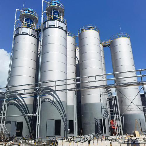 Bahan baku tahan cuaca silo penyimpanan luar ruangan