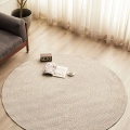 Round Circular indoor outdoor woven rug mat