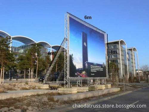 Outdoor Aluminum Advertisement Banner Structure, High Quality Outdoor ...