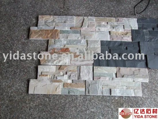 Slate tile, culture stone, rust slate