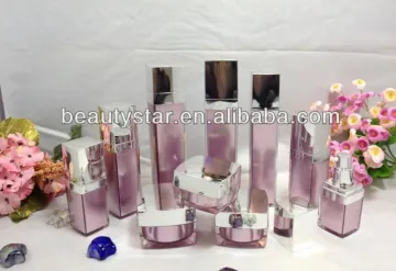 square acrylic cosmetics cream jar
