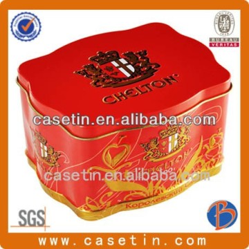 custom embossed tin signs/coffee metal tin/tin box for coffee